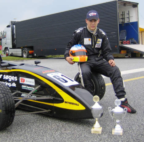 En nordjysk teenager med succes i single seateren: Formel Ford.